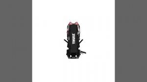 Thule EasyFold3 для 3-х велосипедов. Демонстрация подъёма базы для колёс.