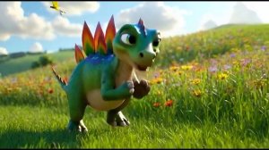 Детская песенка.Дино прыг-скок-скок