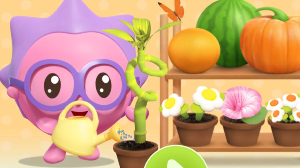 Малышарики . Малышарики выращивают цветы.Часть 1.