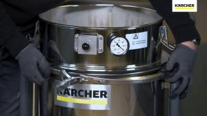 Пылесос IVM 40-24-2 H ACD для сбора горючих веществ. Распаковка