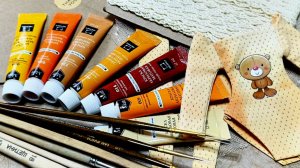 Окрашивание ткани акриловыми красками для кукол и игрушек