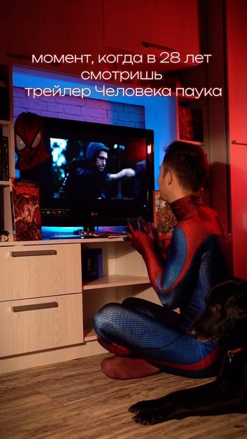 Порой просто хочется ждать со своей собакой выхода офигенного фильма с Паучком😍🔥

👋Я Женя, снимаю ки