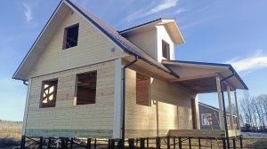 Дом с Мансардой без внутренней отделки 6х9.