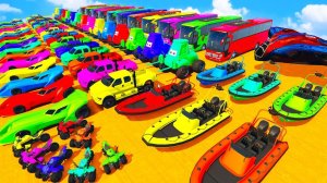 Машинки летают и прыгают! Развивающие мультики Машины помощники. Мультфильмы про машинки