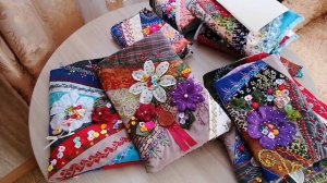 Крейзи квилт Crazy quilt 📖 Футляры для книг 📚