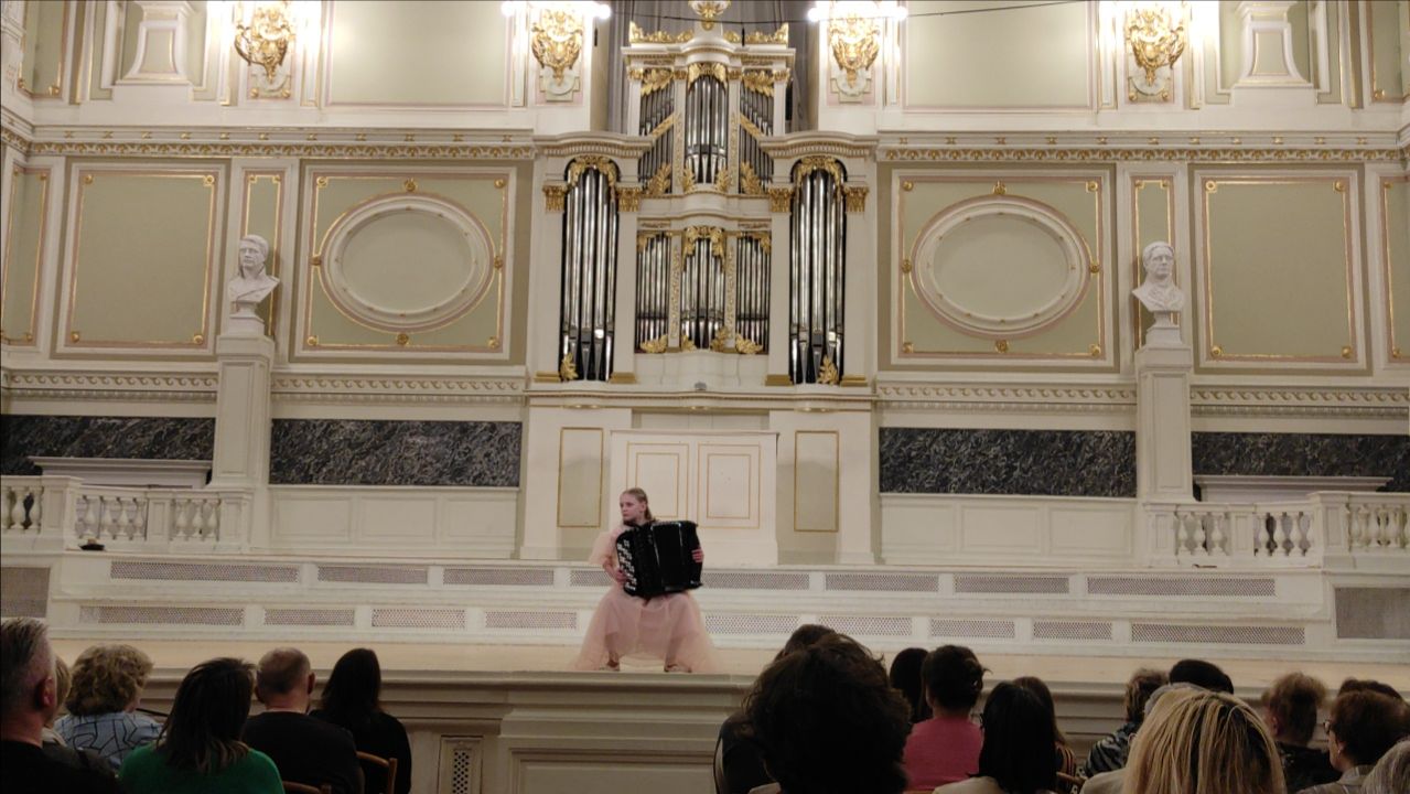 Отдавали молоду РНП в обр. Г.Шендерёва.Баян Александра Путниньш. Капелла Санкт-Петербурга 22.03.2026