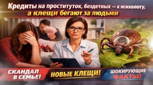 Кредит на девушек по вызову, психолог для бездетных и бегающие клещи - безумный дайджест