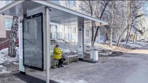 Первая остановка нового формата появилась на улице Комсомольской в Уфе