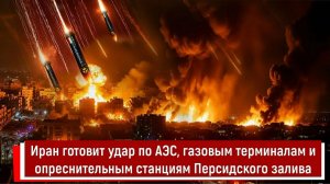 Иран готовит удар по АЭС, газовым терминалам и опреснительным станциям Персидского залива
