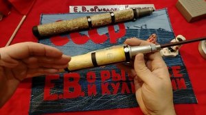 ИНТЕРЕСНАЯ БОРТОВАЯ УДОЧКА ДЛЯ БЛЕСНЕНИЯ ИЗ СССР С ТРЕМЯ МОТОВИЛАМИ. НОСТАЛЬГИЯ ПО СНАСТЯМ СССР.