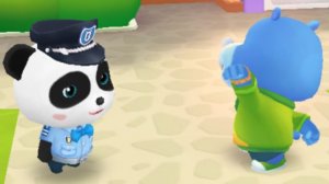 Панда. Панда школьный автобус .  Детям. Принц кукольный для детей. Часть 4