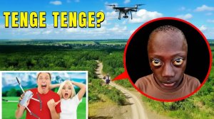 Мой дрон снял ТЕНГЕ ТЕНГЕ и ДЖОН ПОРК в реальной жизни! ТЕНГЕ спел песню!