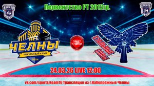 24.03.26 ЧЕЛНЫ (Набережные Челны) - СТАЛЬНЫЕ СОВЫ (Черемшан) LIVE 12:00 РТ 2012гр