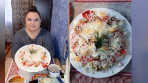 Салат Цезарь 🥗 Рецепт приготовления 👩🍳 Мукбанг ☕️