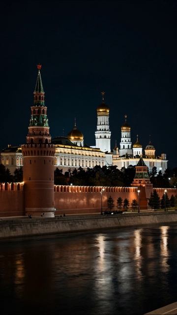 Вечерний Кремль: магия ночи #Москва #Кремль #архитектура