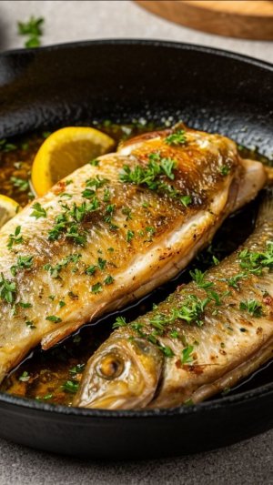 Судак жареный на сковороде