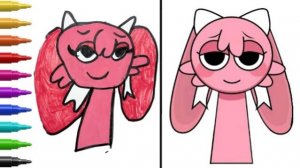 СПРУНКИ! SPRUNKI 💖 РОЗОВАЯ ЭСТЕТИКА — СОЗДАНИЕ ПЕРСОНАЖА И УРОК ФАН-АРТА INCREDIBOX