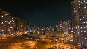 Северное сияние в Санкт-Петербурге