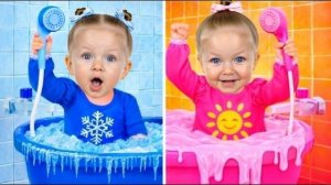 Челлендж девочки против мальчиков! Розовый vs Голубой Лучшие челленджи