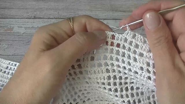 Пасхальная салфетка   Корзиночка . Часть 7.