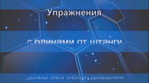 Упражнения  с блинами от штанги