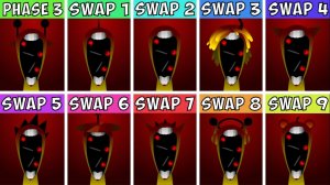 INCREDIBOX SPRUNKI: ВСЕ ПЕРСОНАЖИ 🔀 ИЗ ФАЗЫ 3! 🤹♂️🌀