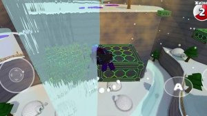 прохожу миссию паркур в снежной долине