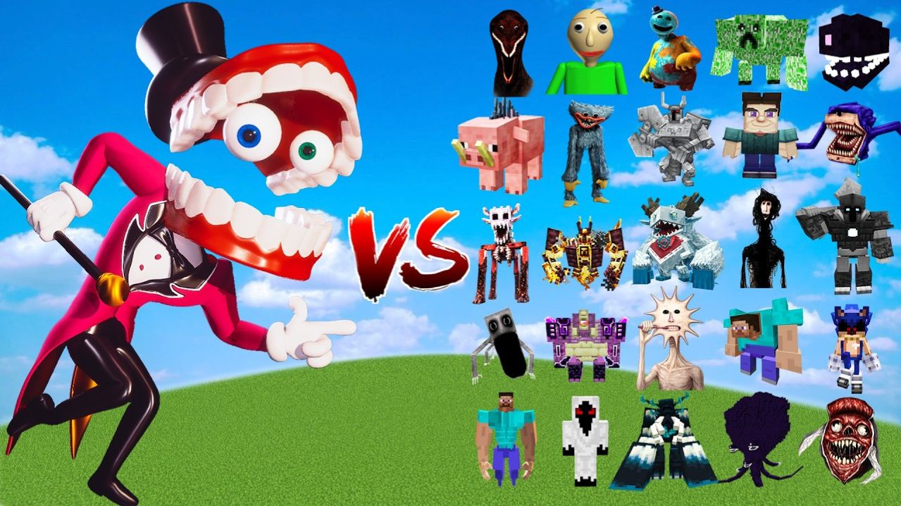 Кейн (Цифровой цирк) ПРОТИВ Всех Новых Боссов МАЙНКРАФТ