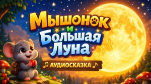 Мышонок и большая Луна. Аудиосказка для детей.Слушать сказку про мышонка для сна.Сказка для малышей