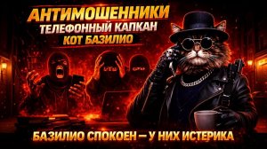 КОТ БАЗИЛИО / ВКЛЮЧИЛСЯ - МОШЕННИКИ СЛОМАЛИСЬ / МОШЕННИКИ ЗВОНЯТ ПО ТЕЛЕФОНУ