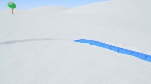 ❄️  Машины помощники строят каток