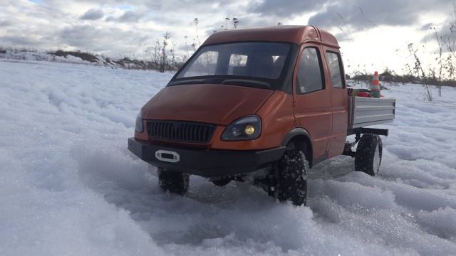 Вытаскиваем застрявшую газель 4х4