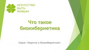 Что такое биокибернетика. Серия Коротко о биокибернетике