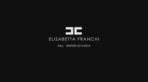 Показ женской коллекции Elisabetta Franchi осень-зима 2014-2015