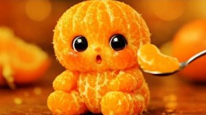 Искусственные фруктовые детеныши едят настоящие фрукты 🍓