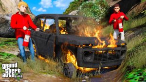 МОЮ НИВУ ВЗОРВАЛ БАНДИТ ! НИВЫ БОЛЬШЕ НЕТ?  - ЖИЗНЬ ПЕРЕКУПА В GTA 5