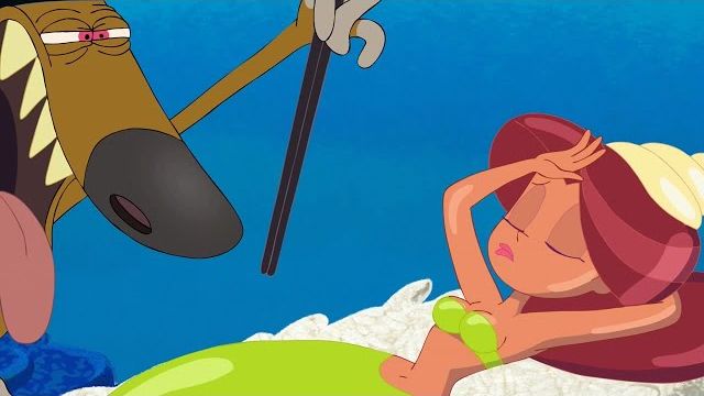 Зиг и Шарко Пора обедать русский мультфильм дети видео мультфильмы