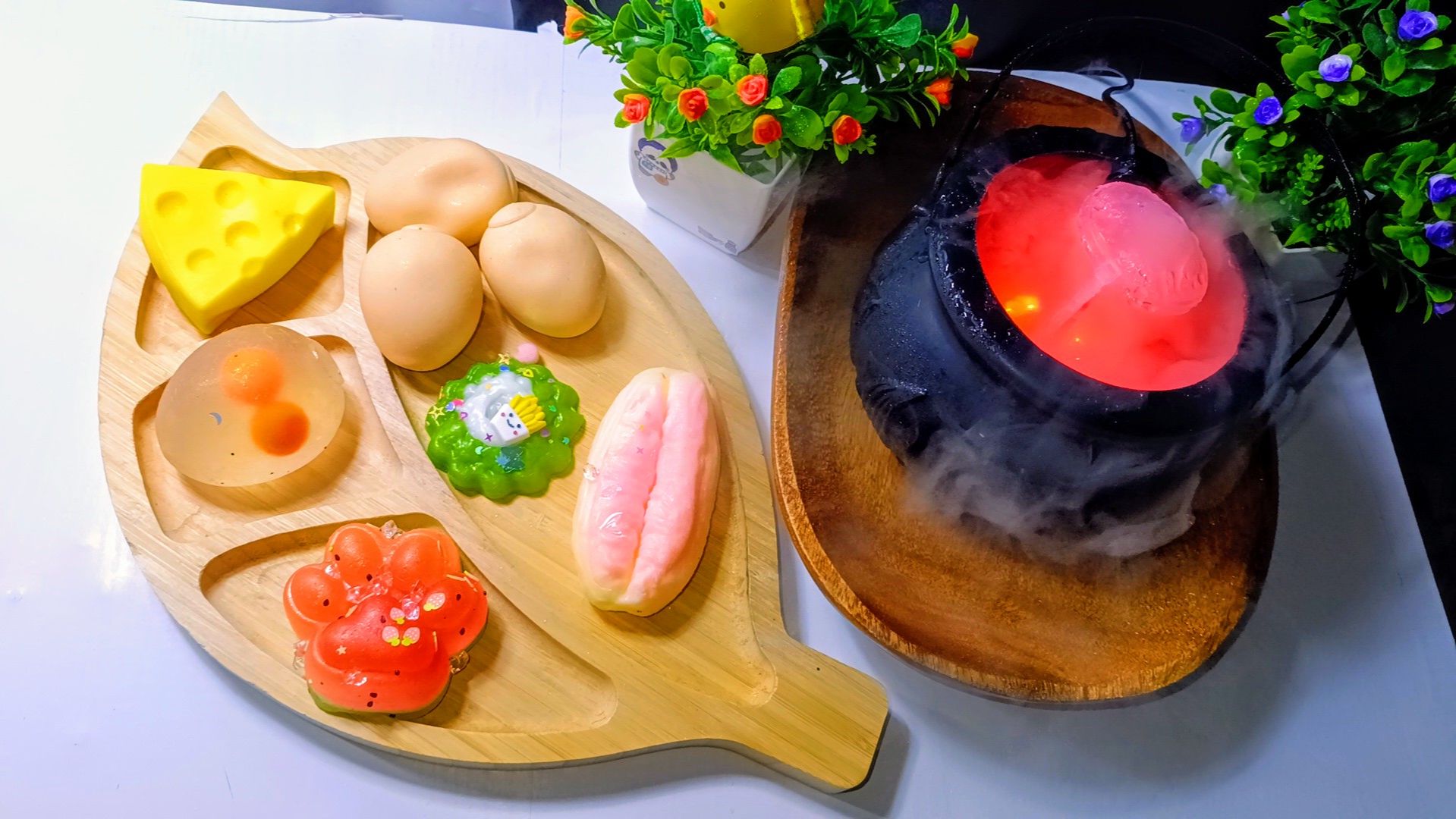 АСМР Распаковка еда сквишей и антистрессов ТАБА СКВИШИ 🥰