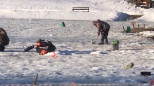 поимка форели