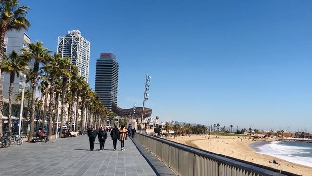 Набережная Барселонета🌴🌴🌴