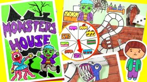 Мультик для детей- КНИГА МОНСТРОВ ИЗ БУМАГИ/ Поделки ИЗ БУМАГИ