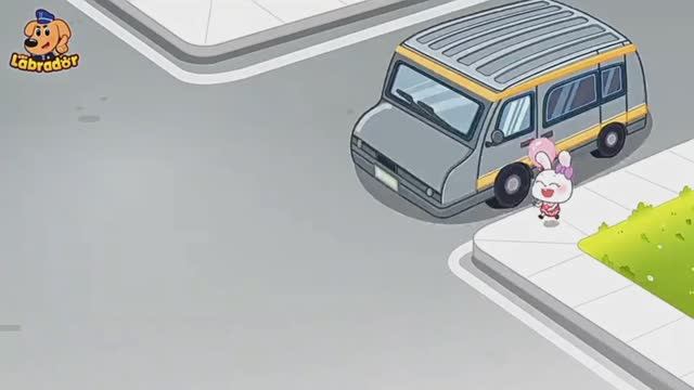 Храбрый шериф Лабрадор: не садитесь в машину к незнакомцам (познавательный мультфильм).