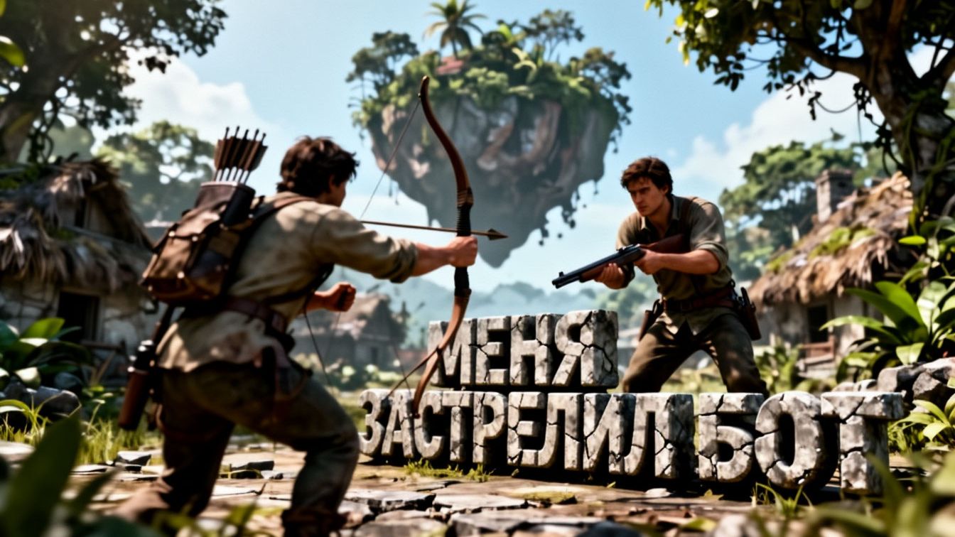 SCUM МЕНЯ ЗАСТРЕЛИЛ БОТ