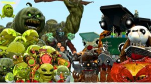 СЕМЕЙСТВО КРАБОВЫХ МАШИН CRABTANIC ПРОТИВ ВСЕГО СЕМЕЙСТВА LIN GANG MELON