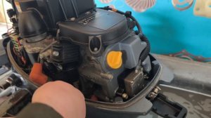 Арт 2041 Замер компрессии лодочного мотора Yamaha FT 9.9