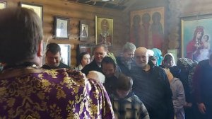 Окропление прихожан 22 марта 2026