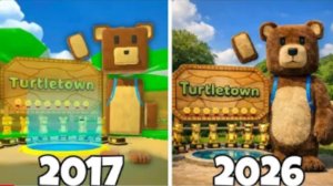 Эволюция приключений Супер Медведя/2017 против 2026/Насколько изменилась игра.