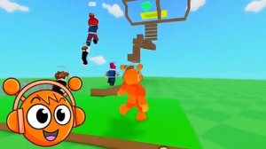 ROBLOX FLOOR IS LAVA!(Oren & Pinki)