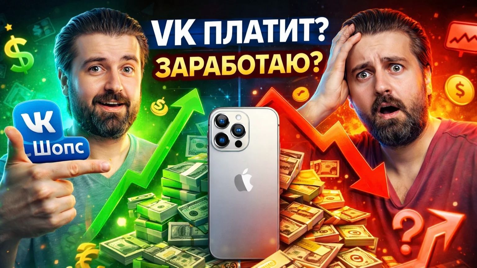 Залетел VK Шопсы. Зарабатываю на новый IPHONE!