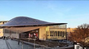 Москва Зарядье и Парящий мост ранняя весна прогулка по солнечному городу ☀️